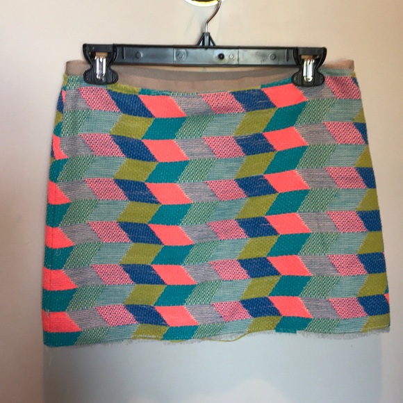 Milly Chevron Tweed Skirt - Picture 5 of 6